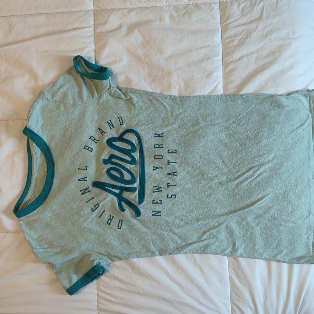 Aeropostale Teal Tee